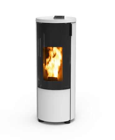 Thermorossi Pop Hermetic 8 Wood Pellet Stove | White