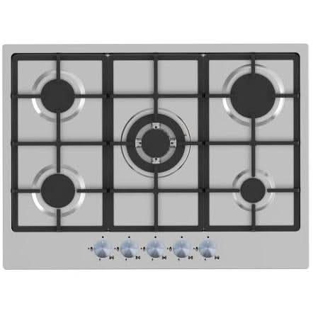 Powerpoint Gas Hob | 68CM | Stainless Steel | P175NGXSS