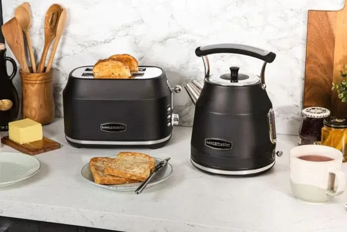 Завантажте зображення в засіб перегляду галереї, Rangemaster Classic 2 Slice Toaster | Black | RMCL2S201BK
