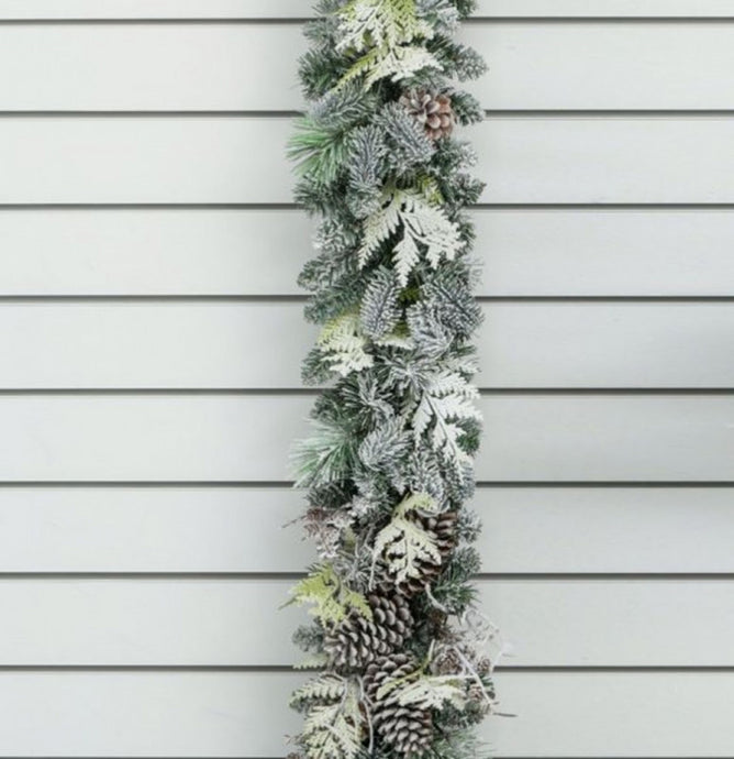 180cm Mixed Cedar/Pine/Cone Garland