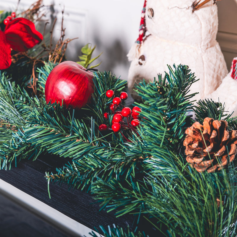 Load image into Gallery viewer, Amaryllis/Apple Garland Red
