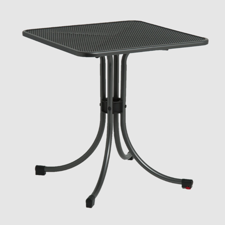 Load image into Gallery viewer, thermosint coated galvanised steel framed grey square table
