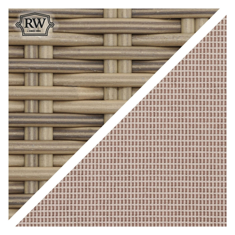 Load image into Gallery viewer, Half-round Weave Double woven upwards in a natural colour
