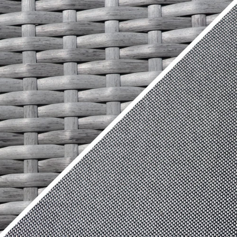 Load image into Gallery viewer, grey flatweave synthetic rattan
