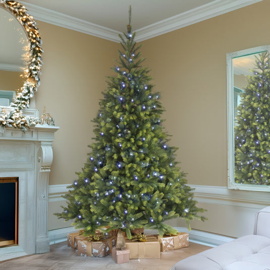 7ft Pre-lit Scandi Fir Artificial Christmas Tree