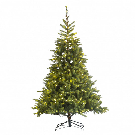 7ft Pre-lit Scandi Fir Artificial Christmas Tree