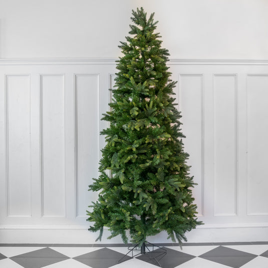 7.5ft Premium Slim Scots Pine Artificial Christmas Tree