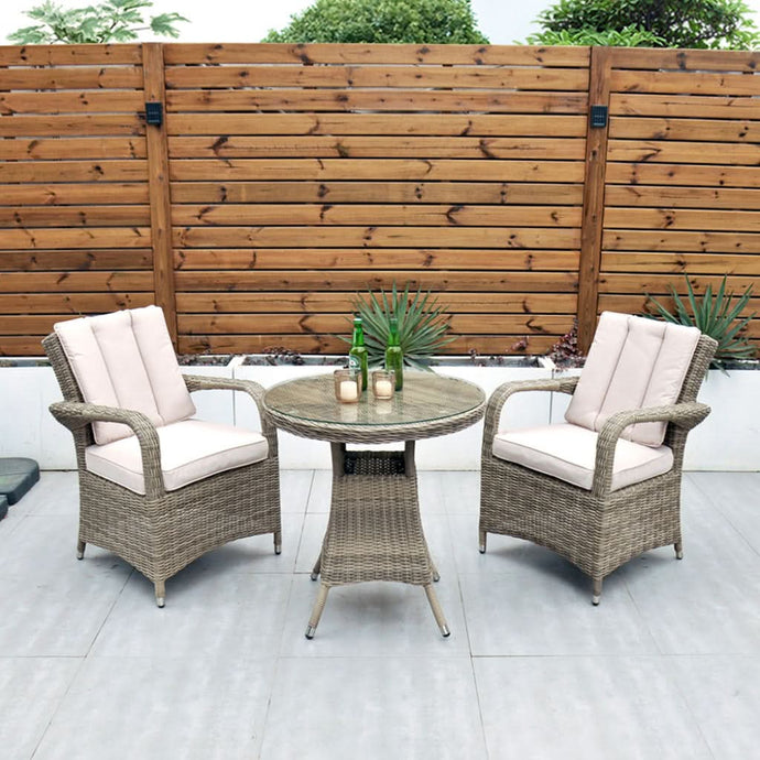 Chester - 2 Seater Bistro Rattan Set