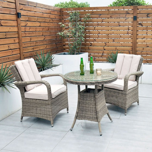 Chester - 2 Seater Bistro Rattan Set