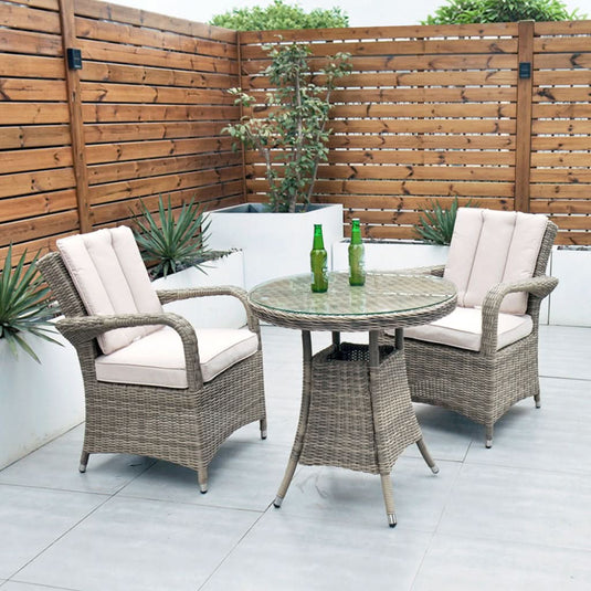 Chester - 2 Seater Bistro Rattan Set