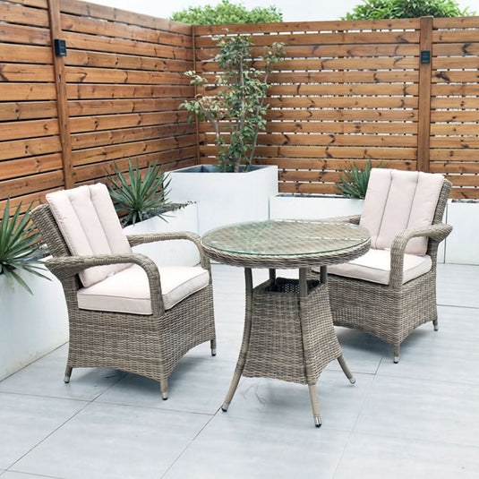 Chester - 2 Seater Bistro Rattan Set