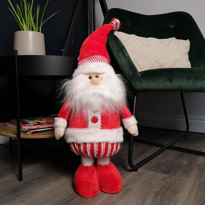 Załaduj obraz do przeglądarki galerii, Festive 94Cm 2 Asstd Red/White Santa/Snowman-Telescopic | P044177
