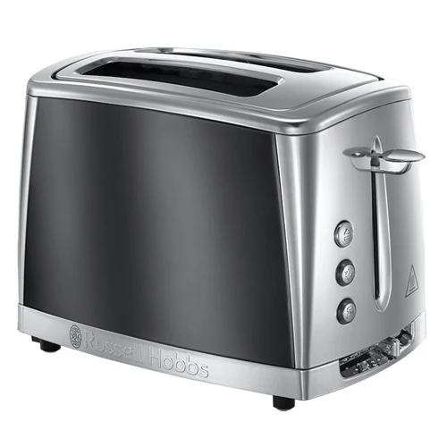 Load image into Gallery viewer, russell hobbs luna 2 slice toaster in moonlight grey
