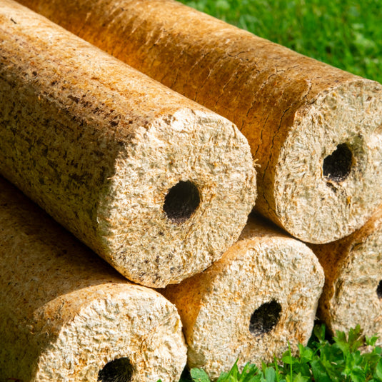 Firewood Bags and Briquettes 1m³ - 300kg - (22 x 30L/9kg + 12 items)