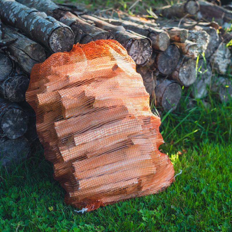 Load image into Gallery viewer, Hardwood Firewood 1.85m³ - 800kg Kiln Dried (4 Row) Pallet + Kindling
