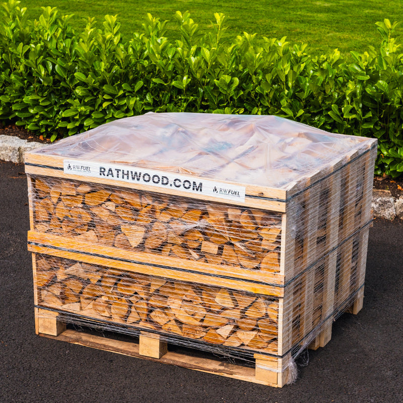 Load image into Gallery viewer, Hardwood Firewood 1m³ - 400kg Kiln Dried (4 Row) Pallet
