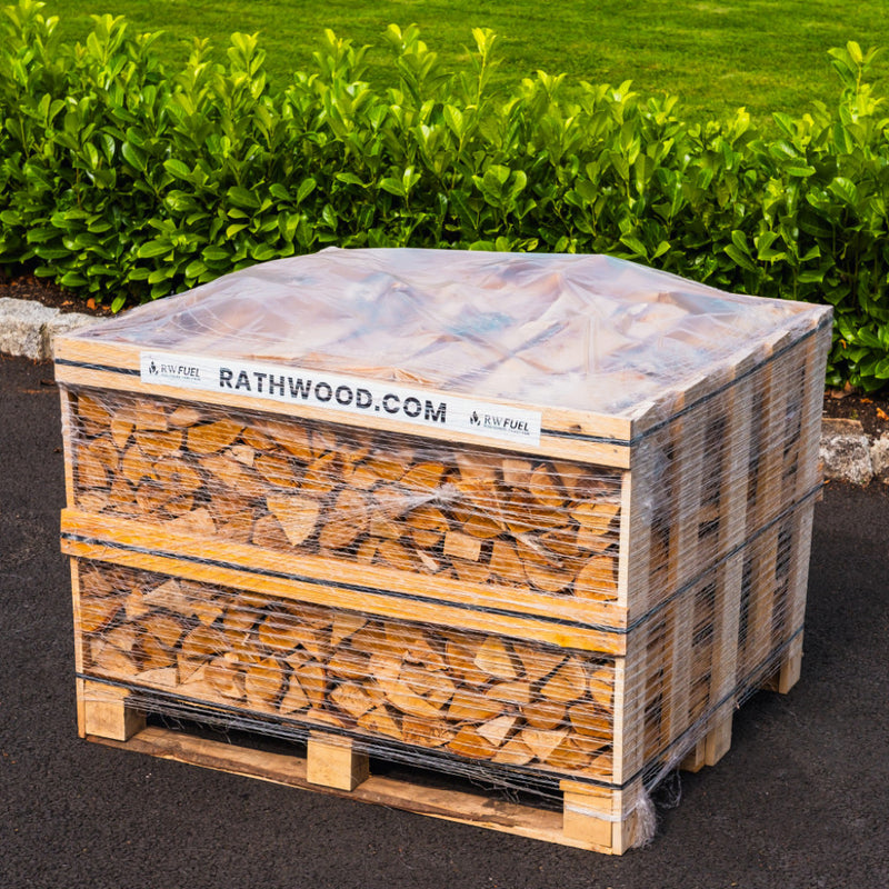 Load image into Gallery viewer, Oak Firewood 1m³ - 440kg Kiln Dried (4 Row) Pallet
