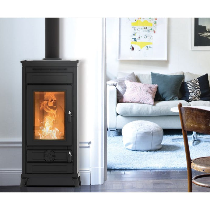 Thermorossi Flam Ducted 10 Wood Pellet Stove | Black