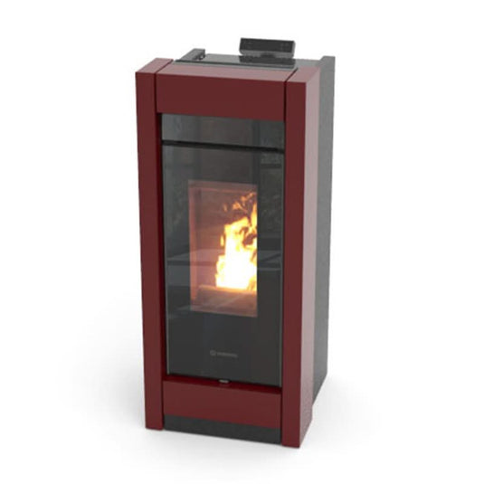 Thermorossi Essenza Metal 18 Wood Pellet Boiler | Red