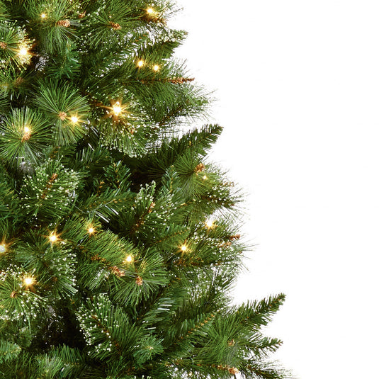 8ft Prelit Ridgemere Pine Artificial Christmas Tree