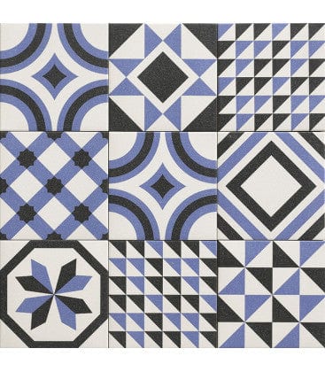 blue trinity tile 20x20cm