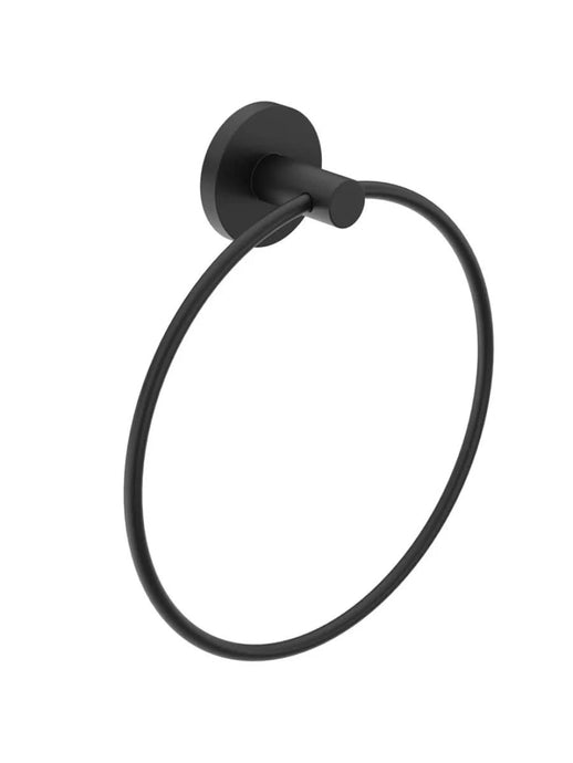 towel ring in matt black