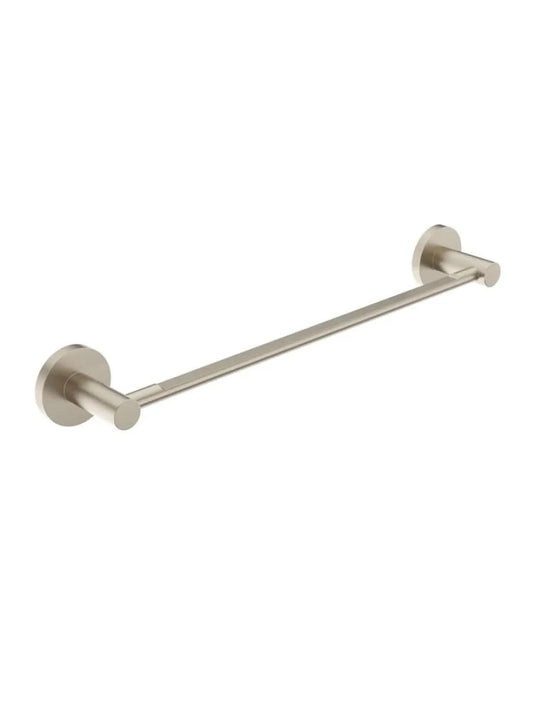 towel rail in brushed nickel