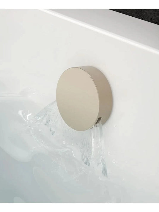 round overflow bath filler