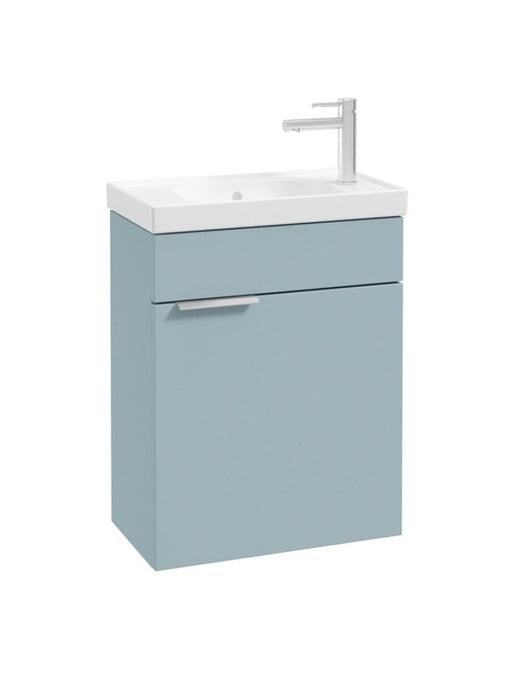 wall hung vanity unit in Matt Morning Sky Blue