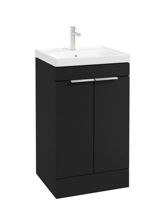 floorstanding vanity unit in Matt Black