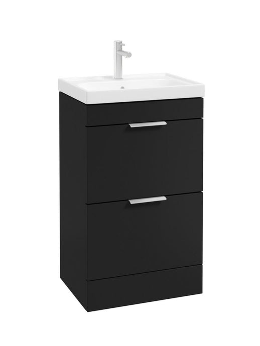 freestanding vanity unit in Matt Black