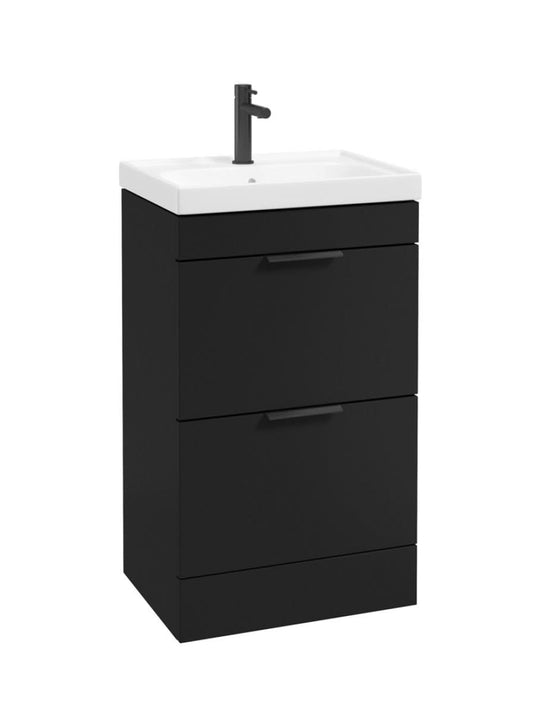 freestanding vanity unit in Matt Black