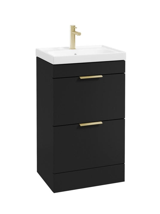 freestanding vanity unit in Matt Black