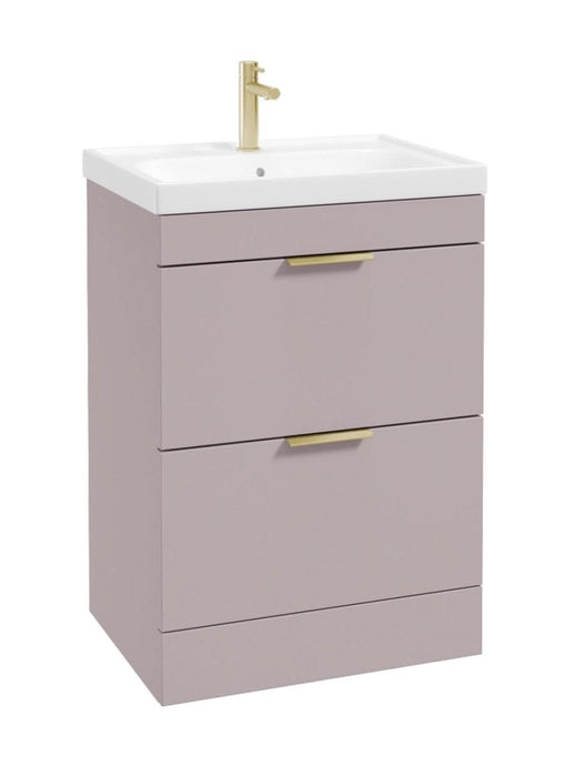 floorstanding vanity unit in Matt Cashmere Pink