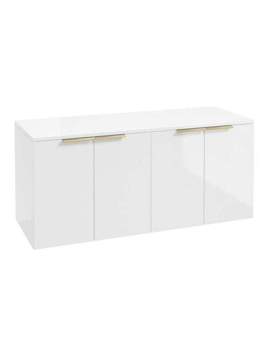 wall hung vanity unit in Gloss White