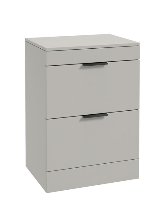 floorstanding vanity unit in Matt Arctic Grey