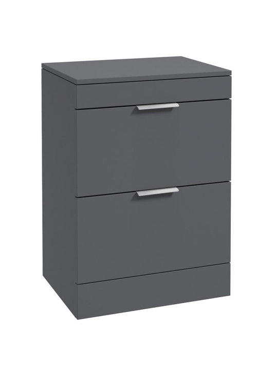 floorstanding vanity unit in Matt Midnight Grey