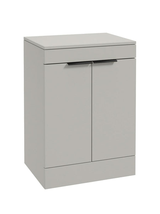 freestanding vanity unit in Matt Arctic Grey