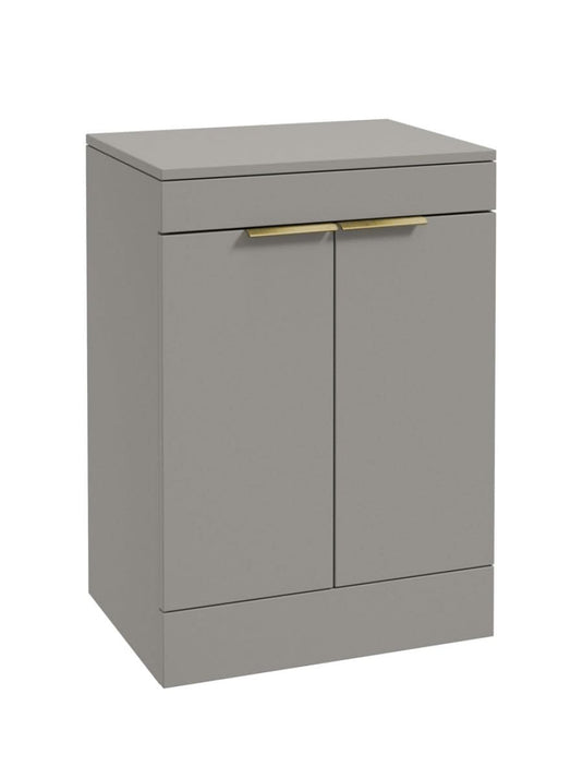 floorstanding vanity unit in Matt Khaki