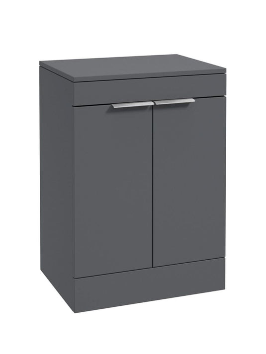 floorstanding vanity unit in Matt Midnight Grey