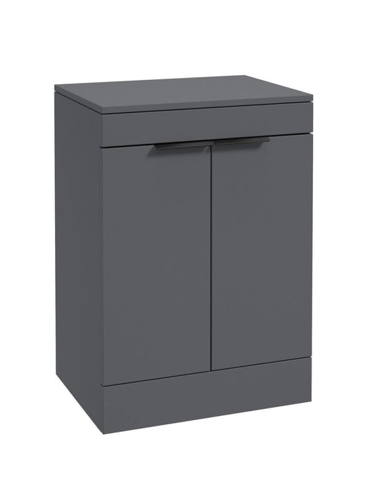 floorstanding vanity unit in Matt Midnight Grey