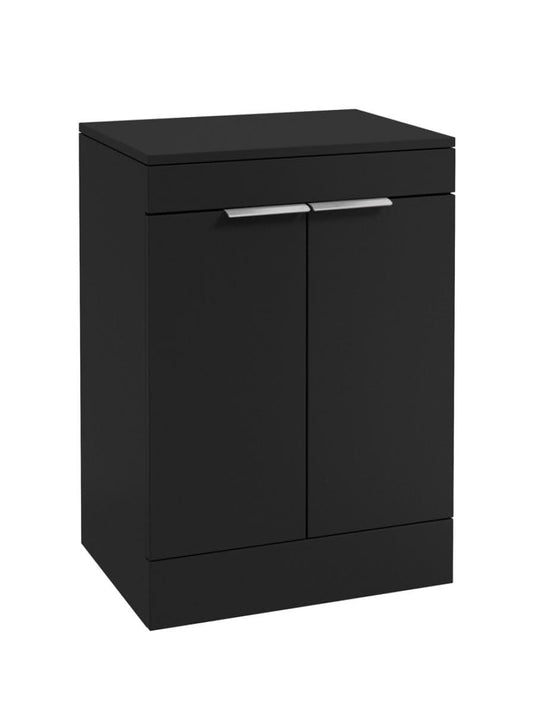 freestanding vanity unit in Matt Black