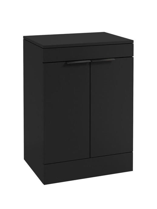 floorstanding vanity unit in Matt Black