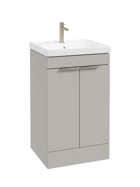 freestanding vanity unit in Matt Arctic Grey