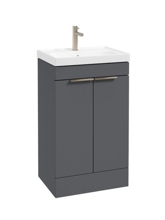 freestanding vanity unit in Matt Midnight Grey