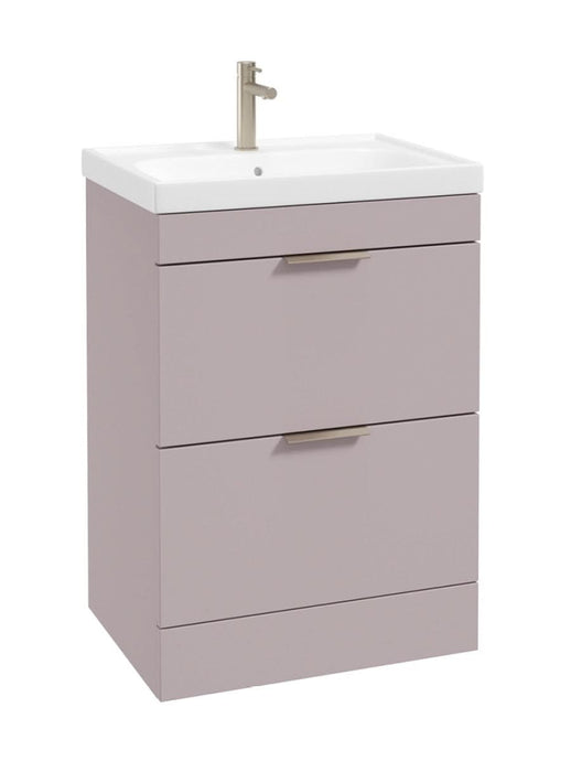 floorstanding vanity unit in Matt Cashmere Pink