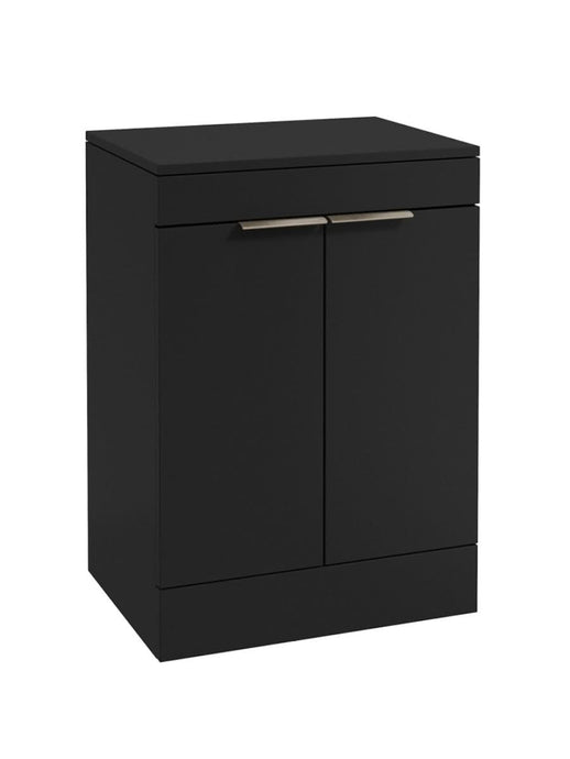 floorstanding vanity unit in Matt Black