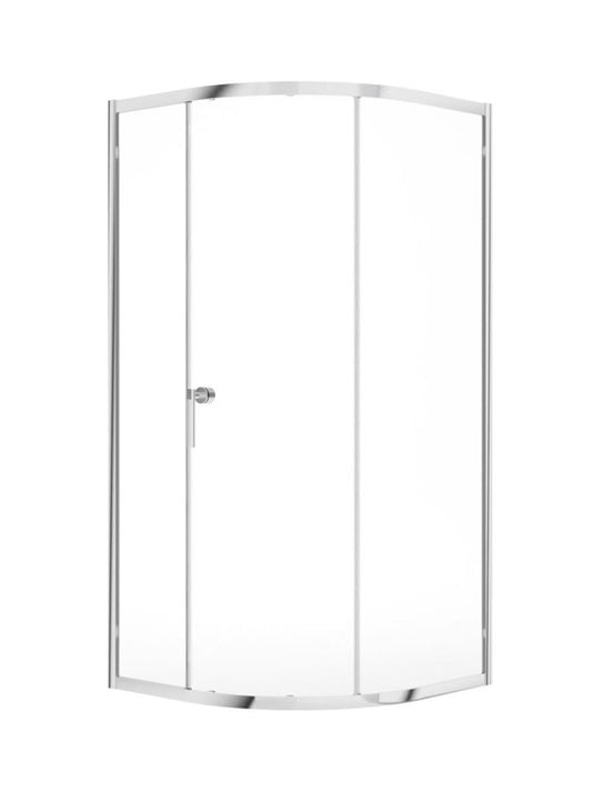 chrome single door quadrant