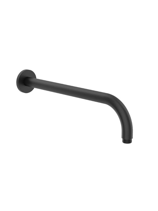 wall shower arm in matt black