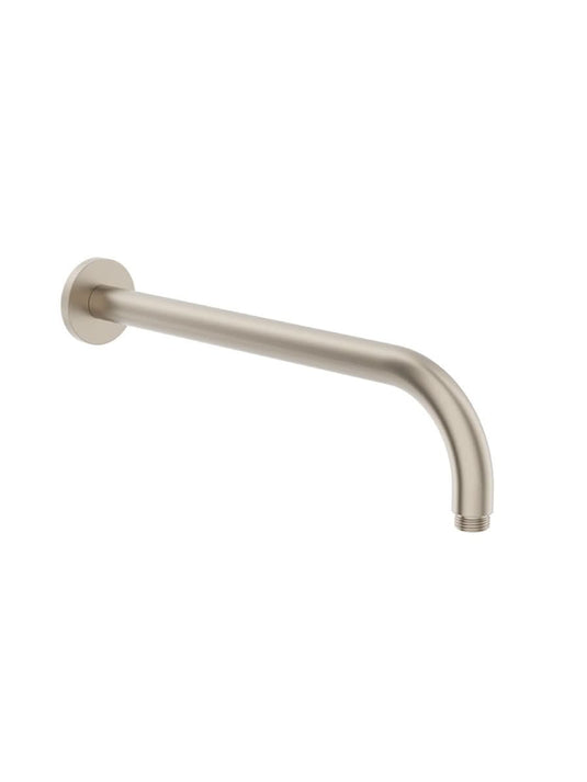 wall shower arm in brushed nickel